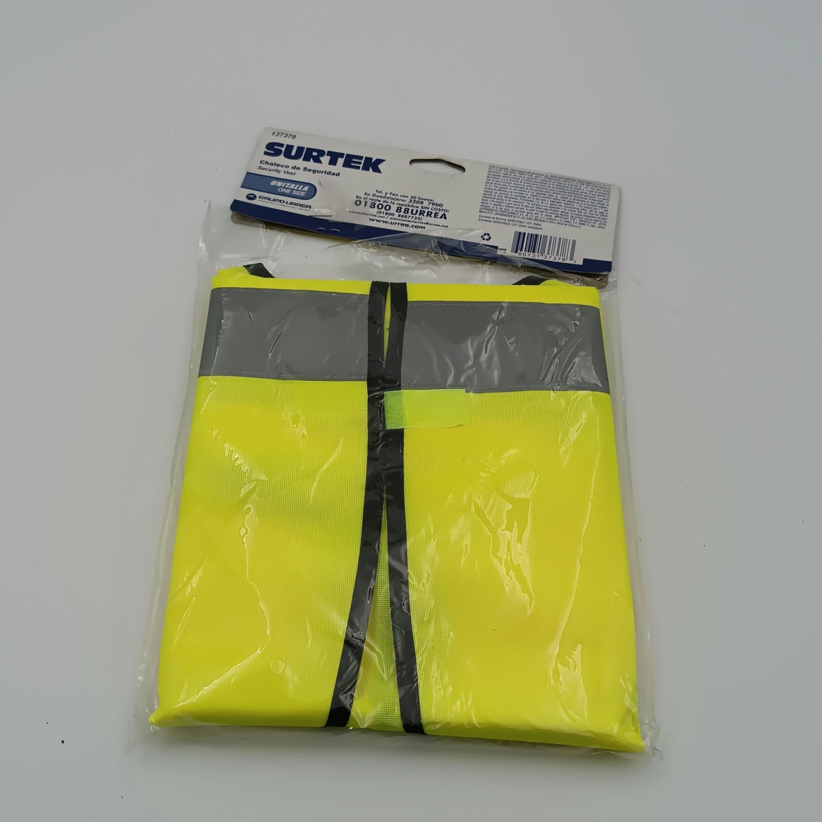 CHALECO DE SEGURIDAD AMARILLO. -137378-SURTEK-2