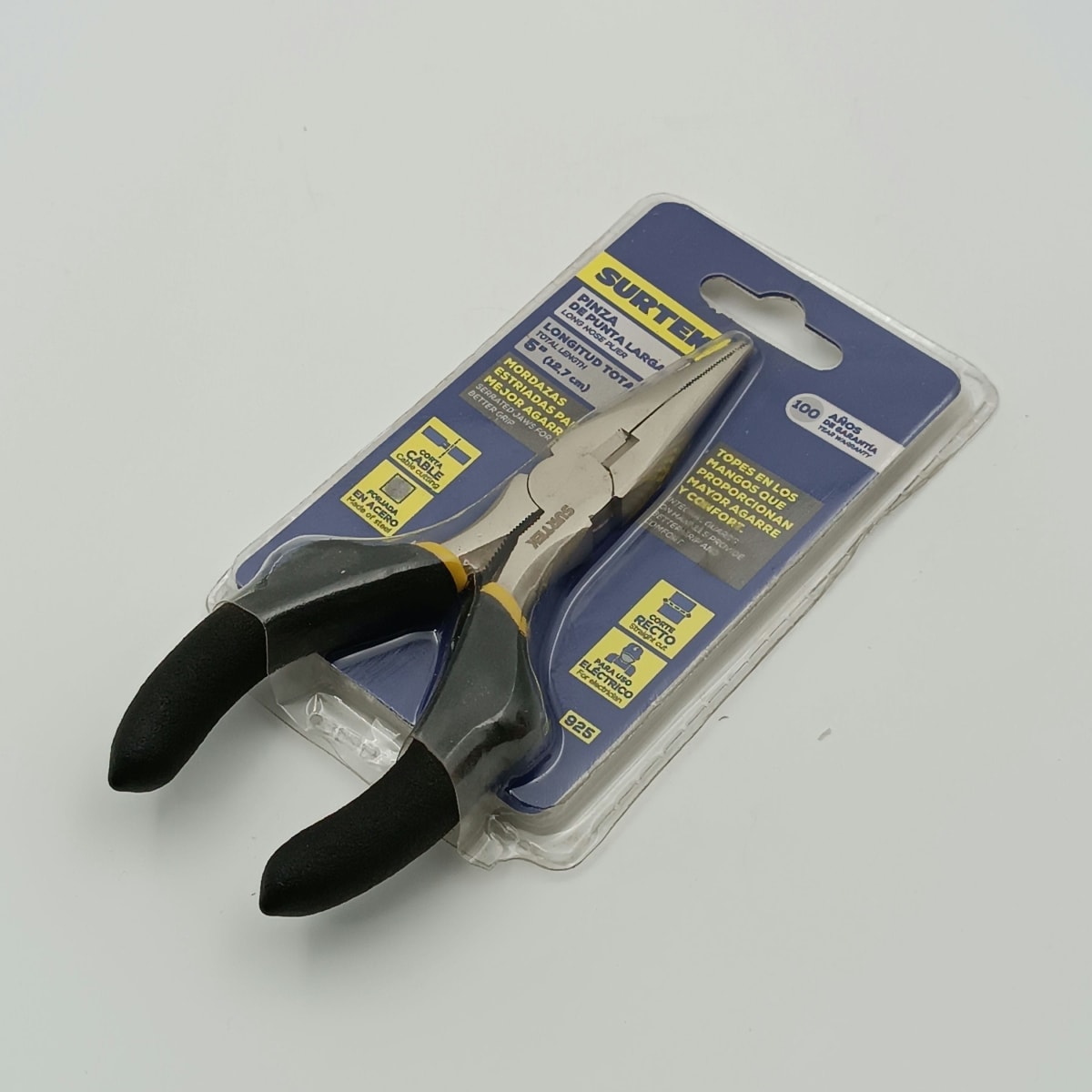 ALICATE PUNTA LARGA 5. 925 SURTEK 0