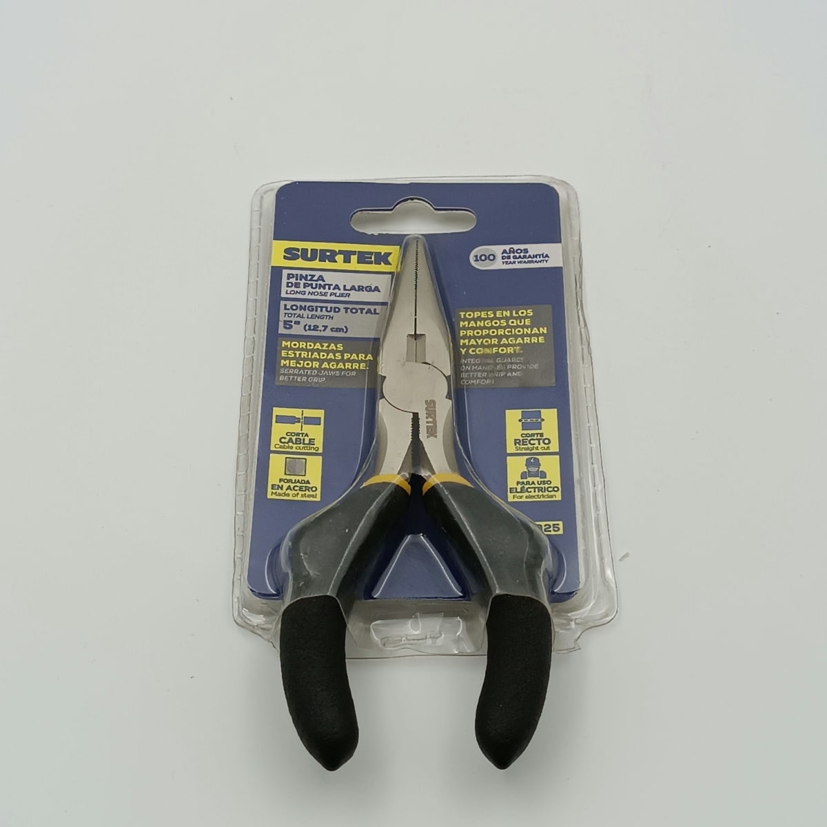ALICATE PUNTA LARGA 5. 925 SURTEK2