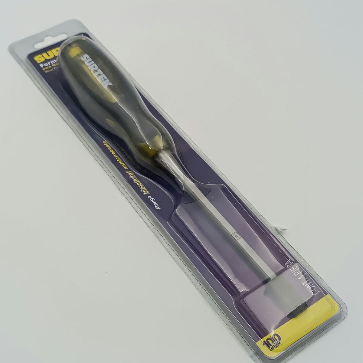 FORMON PARA MADERA CON MANGO BIMATERIAL 1/4. FF-1/4 SURTEK2