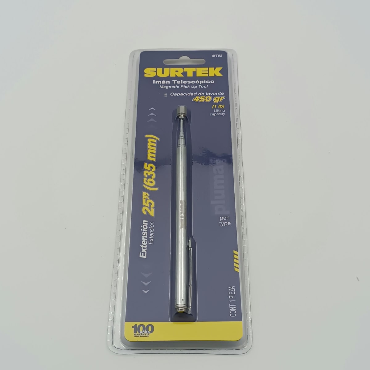 LEVANTADOR MAGETICO TELESCOPICO, CAPACIDAD 0,45KG. MT02 SURTEK2