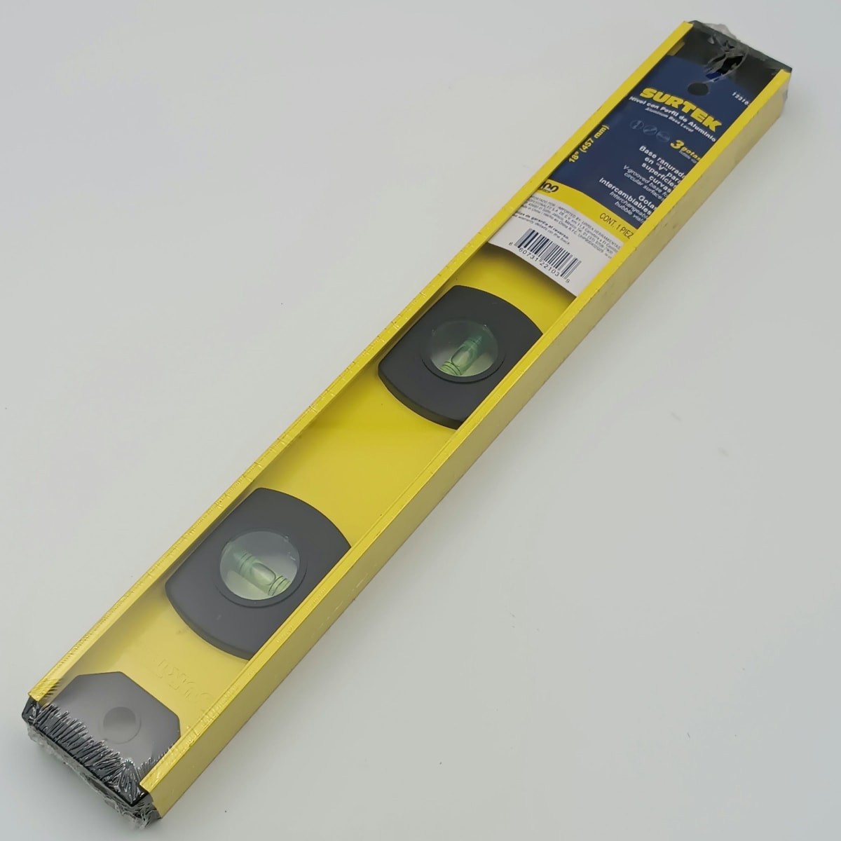 NIVEL DE ALUMINIO 18, 122103 SURTEK 0