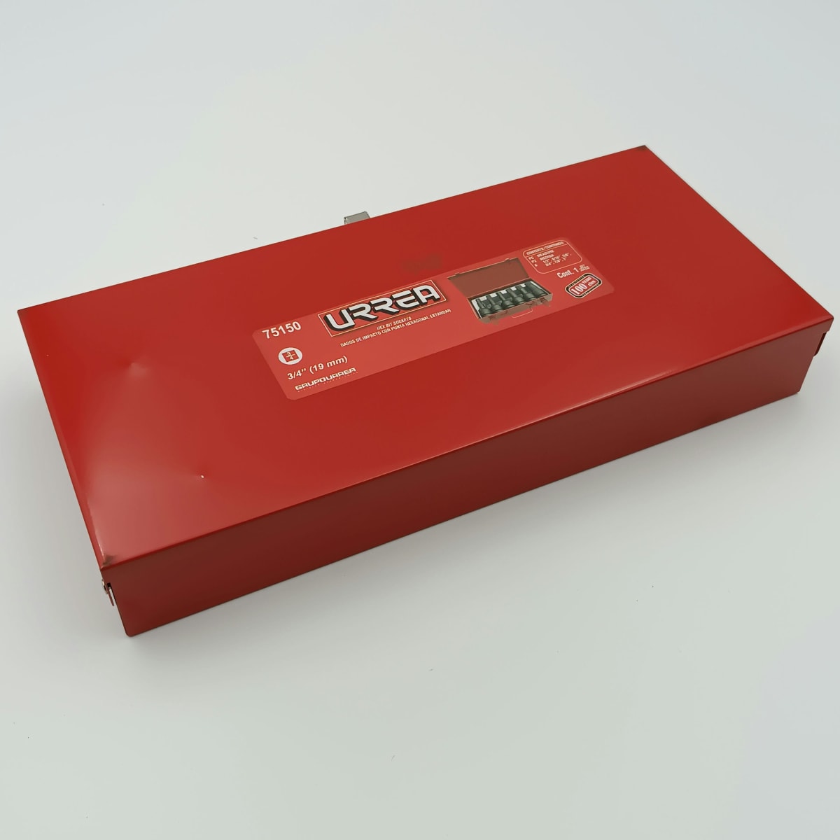 JGO. DADOS IMPACTO ALLEN. CUADRANTE Ø 3/4. 6 PIEZAS: 1/2 A 1 - 75150 -URREA-3