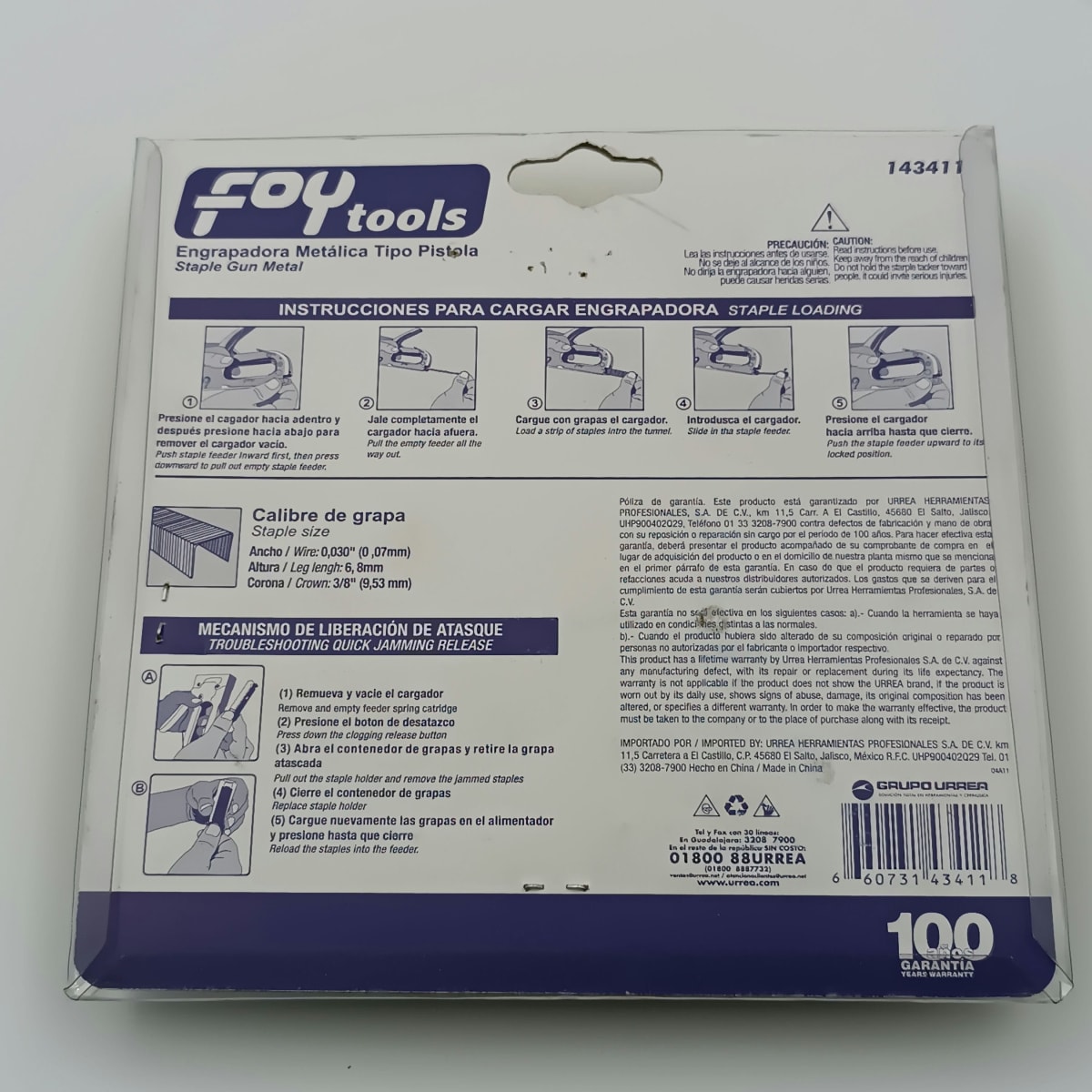 ENGRAPADORA METALICA TIPO PISTOLA 143411 - FOY-2