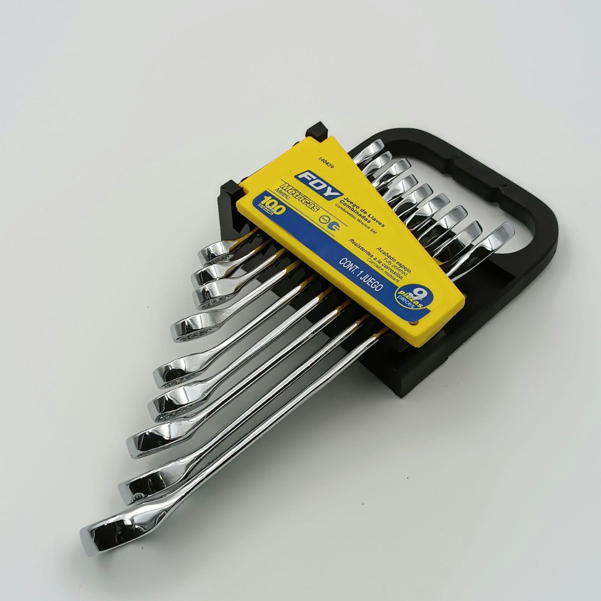 JUEGO DE 9 LLAVES COMBINADA MILIMETRICAS 8-17 MM. -140459-FOY- 0