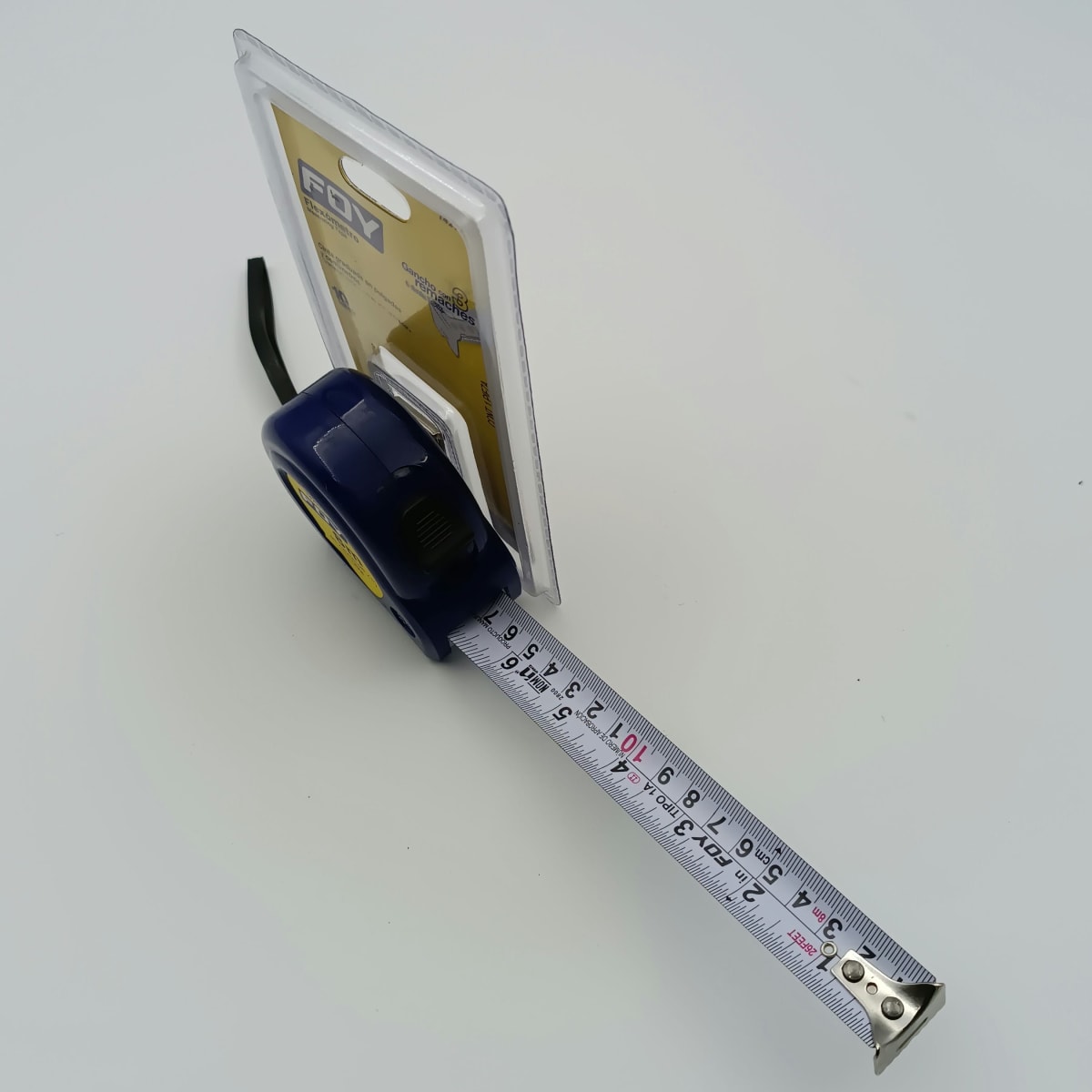 HUINCHA DE MEDIR 8M X 1 COLOR AZUL. -142122-FOY-2