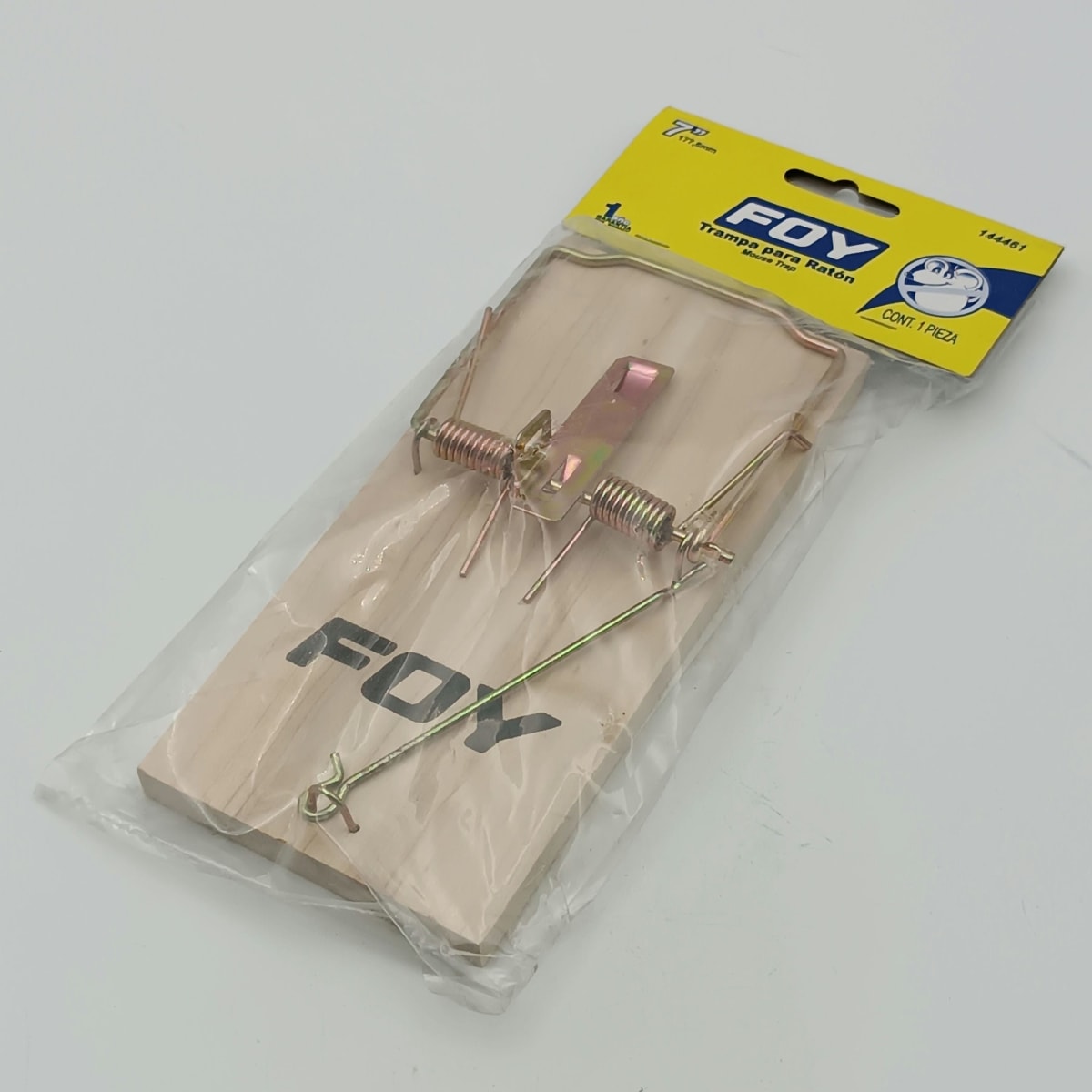 TRAMPA PARA RATONES DE 8 X 17 CM. -144461-FOY- 0