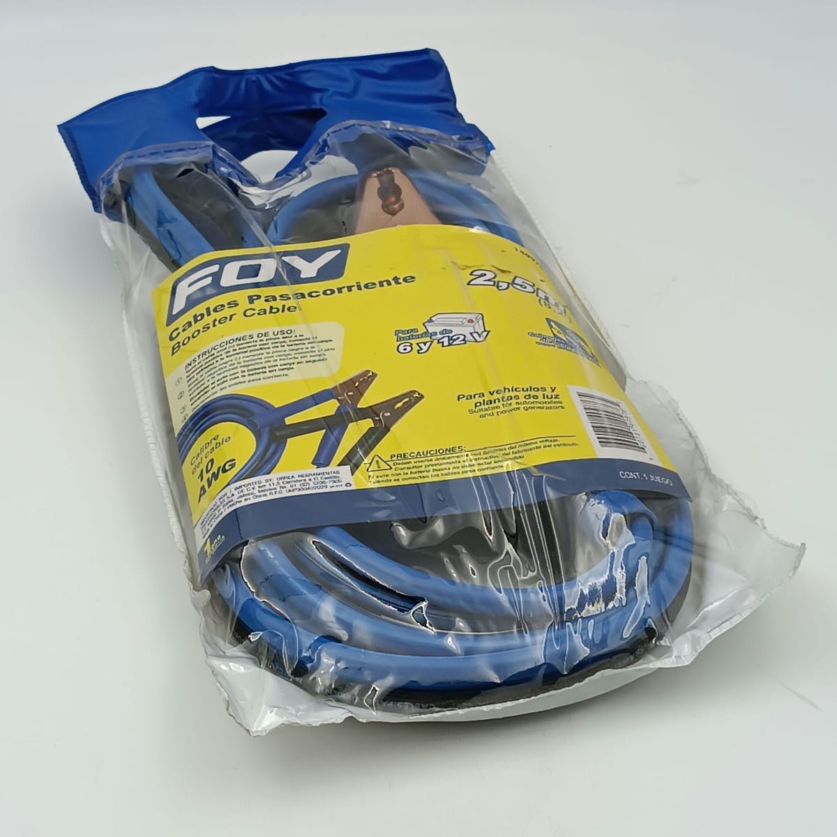 CABLE PASACORRIENTE CALIBRE 10AWG -140976-FOY-1