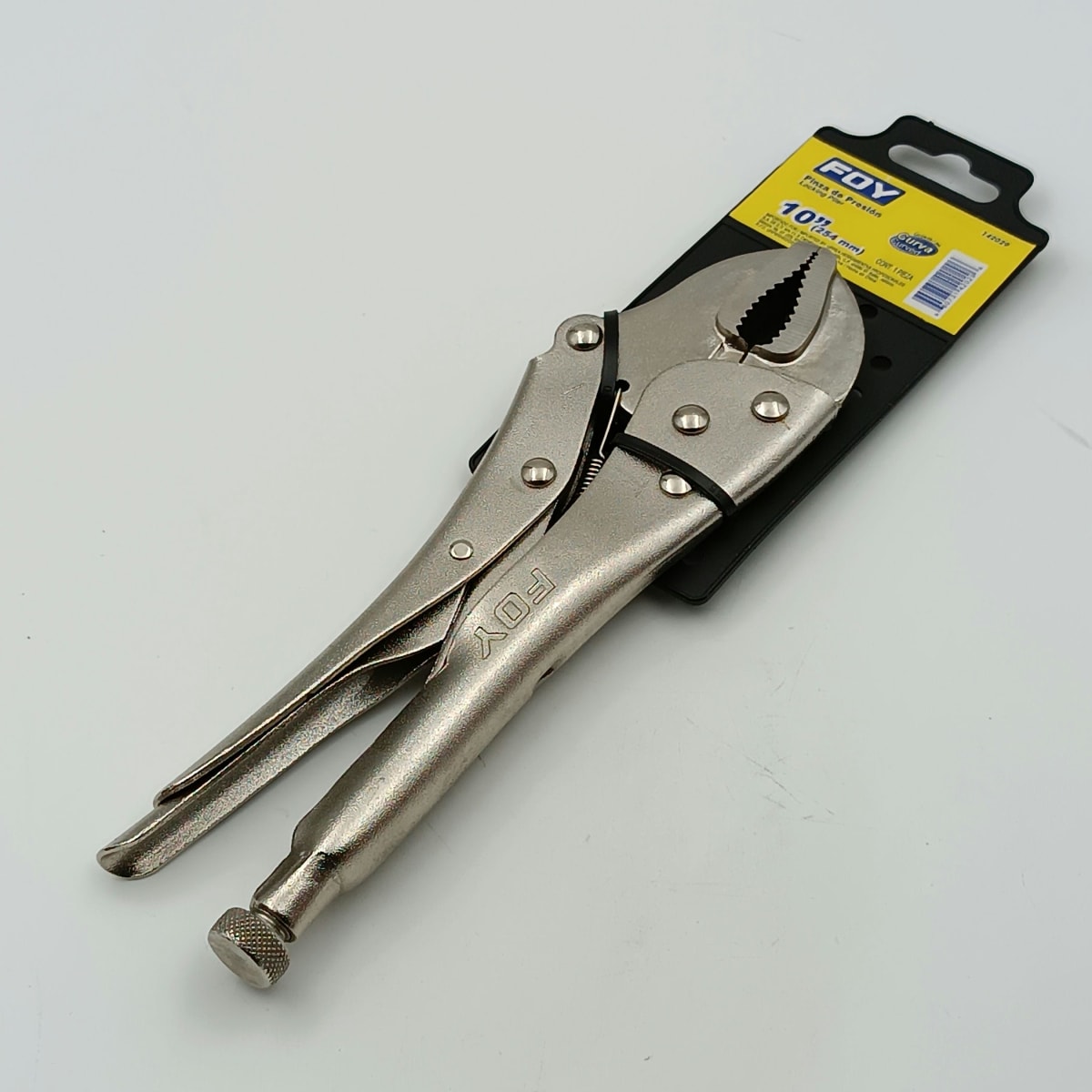 PINZA DE PRESION (CAIMAN) BOCA RECTA 10 142069-FOY-2