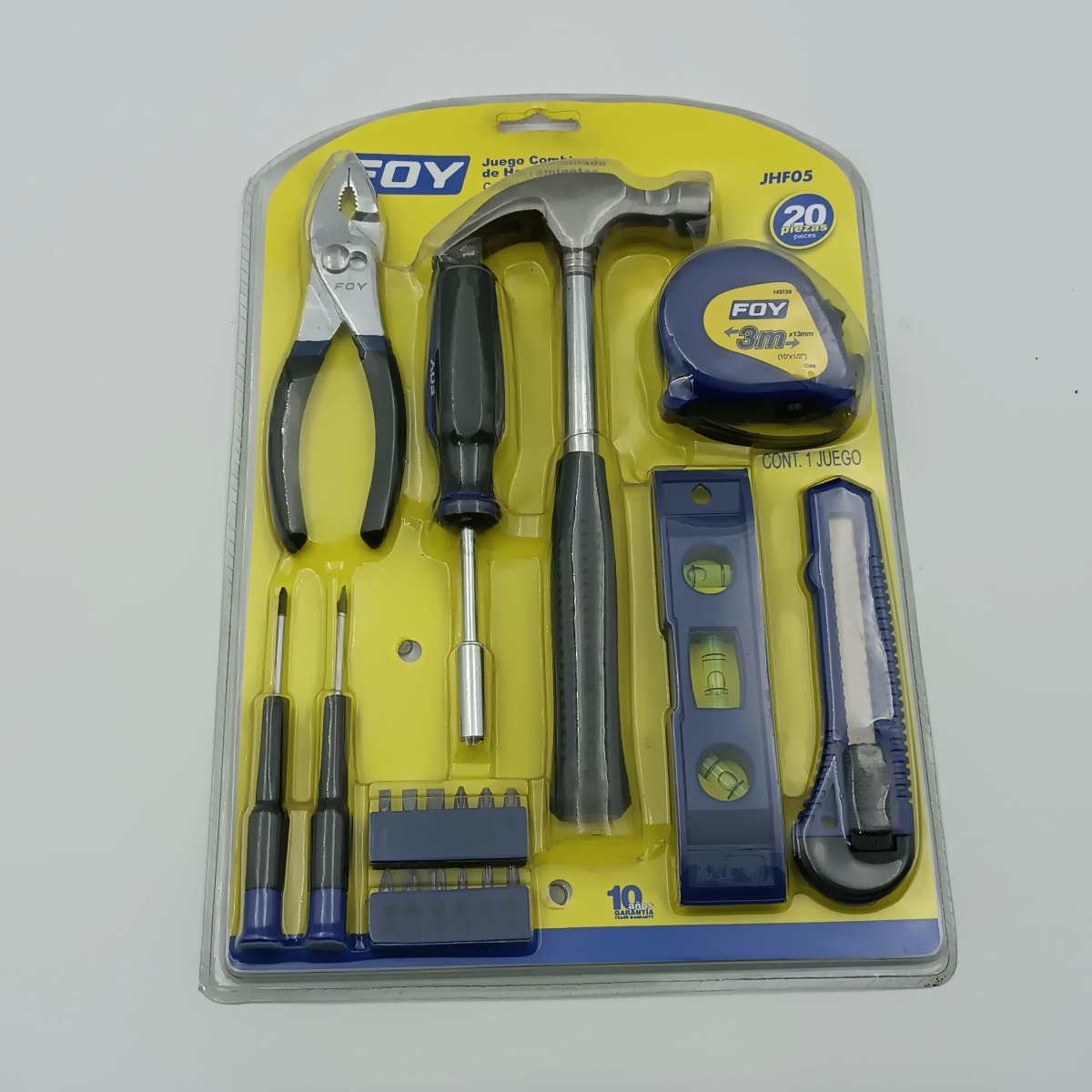 JUEGO DE HERRAMIENTAS COMBINADAS. 20 PIEZA. JHF05-FOY-2
