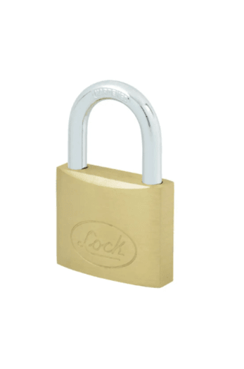 CANDADO DE LATON SOLIDO CORTO. LLAVE ESTANDARD 50 MM. -L20S50EB-LOCK-2