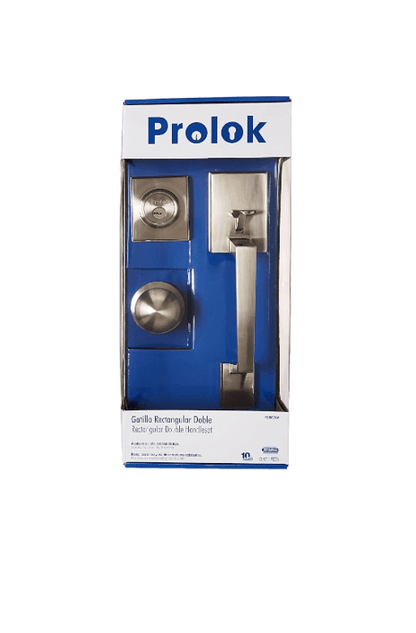 CERRADURA GATILLO RECTANGULAR DOBLE FUNCION NIQUEL. PGR62NV-PROLOK-2