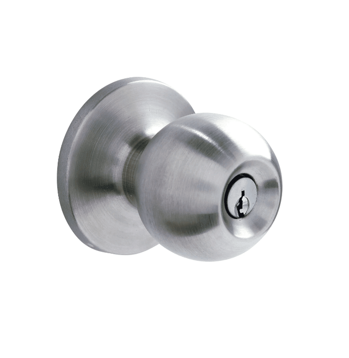 CERRADURA POMO CILINDRICO ACERO INOXIDABLE TIPO BOLA PARA BAÑO. 12POP-PROLOK-3