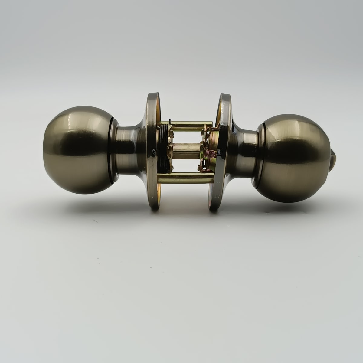 CERRADURA POMO DE LATON ANTIGUO PARA DORMITORIO. -MY-T53PDBOLA-US5-PROLOCK-3