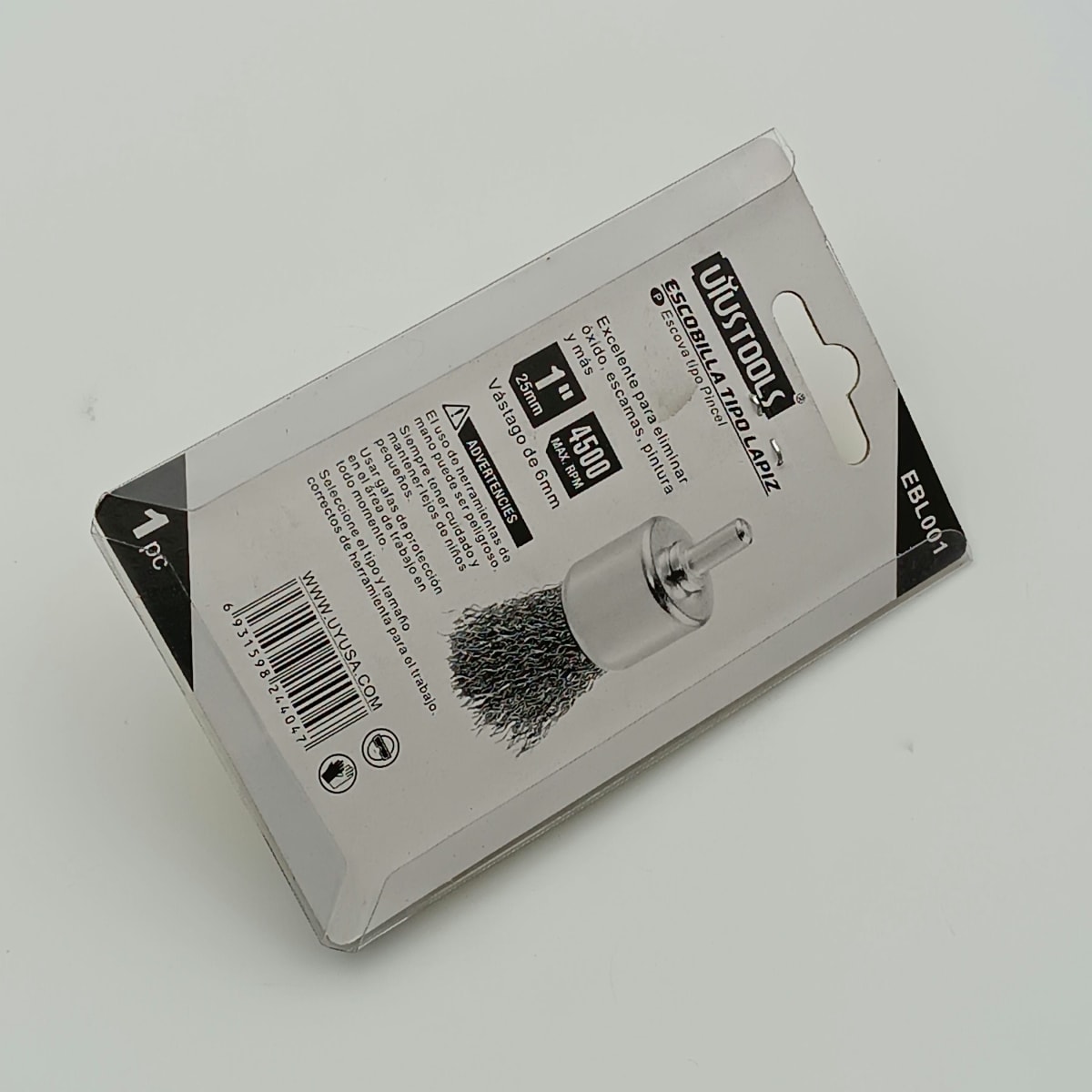 ESCOBILLA TIPO LAPIZ 1 PULGADAS UYUSTOOLSS. EBL001 0