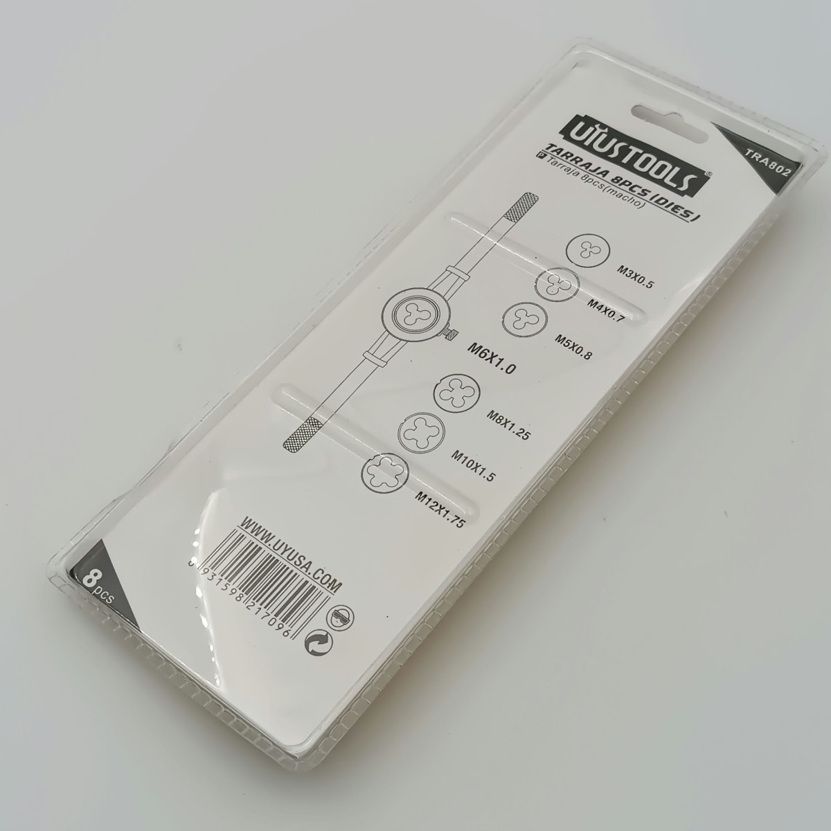 SET 8 PCS TERRAJA (DIES) UYUSTOOLSS. TRA8022