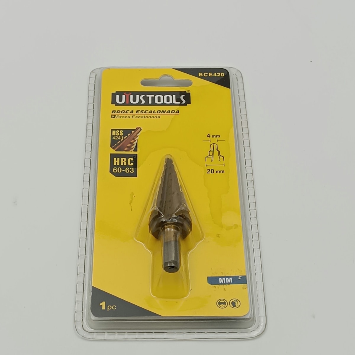 BROCA ESCALONADA 4-20 MM. UYUSTOOLSS. BCE420 0