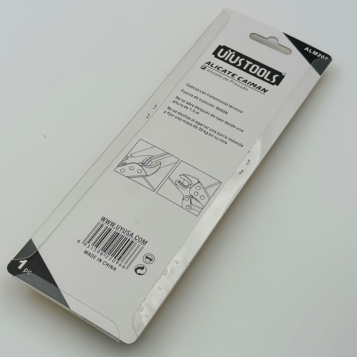 ALICATE CAIMAN 7 PULGADAS BOCA CURVA UYUSTOOLSS. ALM2072