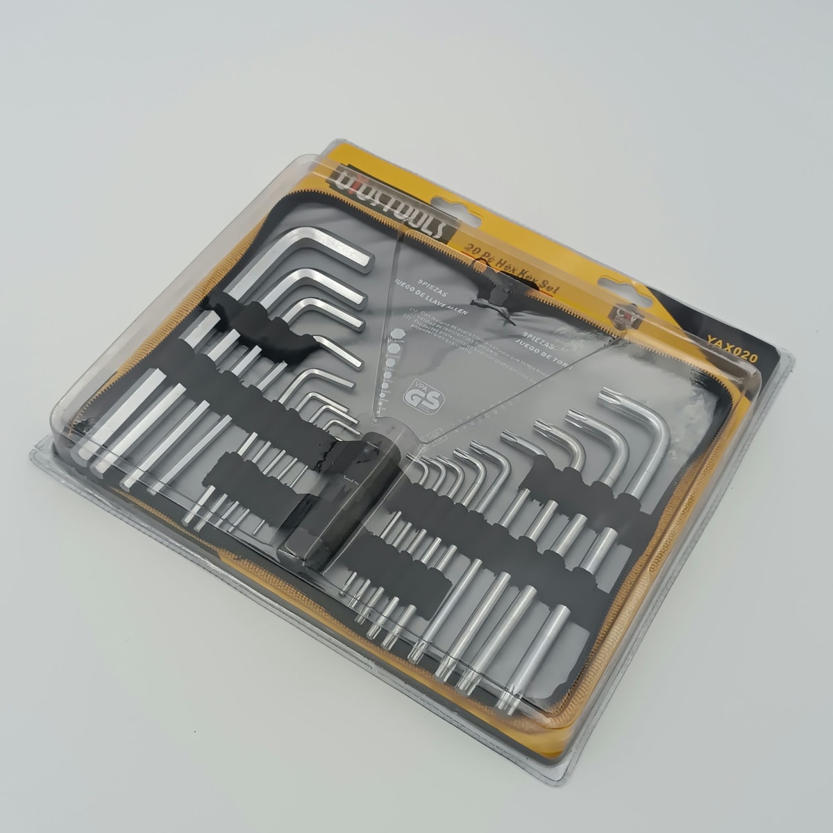 SET 20 PCS LLAVE ALLEN Y TORX UYUSTOOLSS. YAX0202