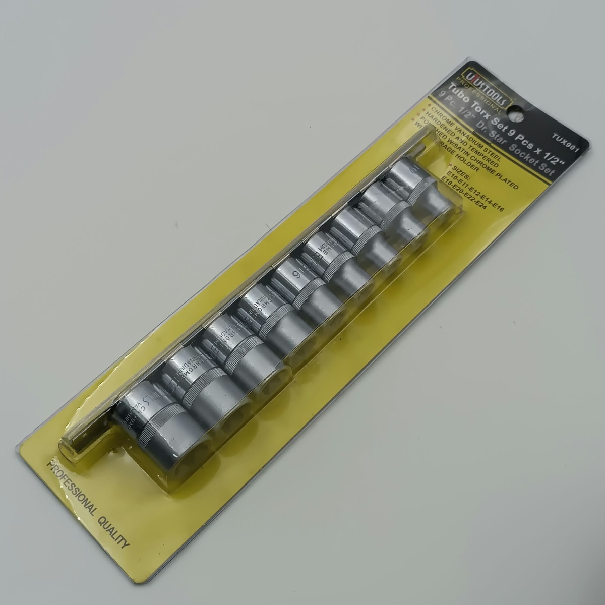 TUBO TORX SET 9PCS 1/2 TAIWAN UYUSTOOLSS. TUX901 0