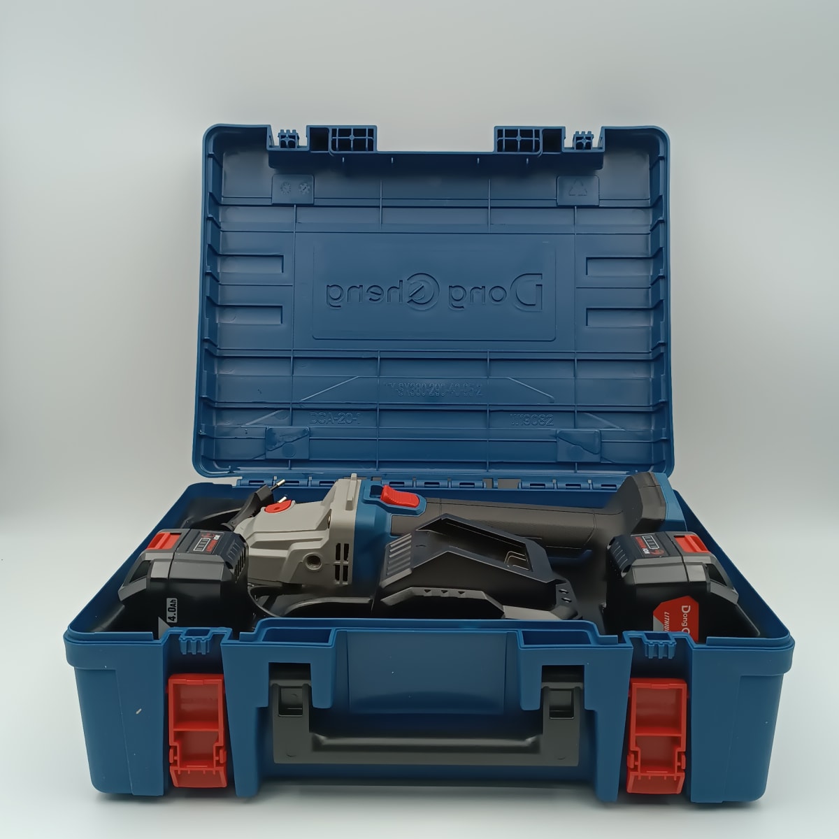 ESMERIL ANGULAR 4 1/2 20V 2BAT 4AH BRUSHLESS DONGCHENG DCSM03-115EM4