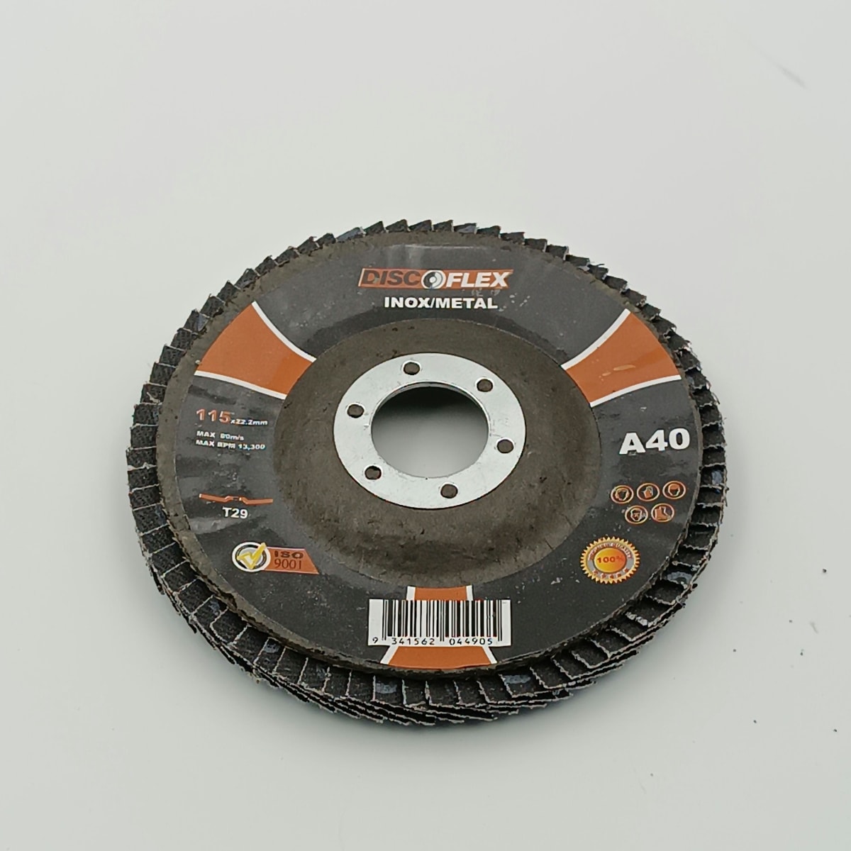 DISCO DE LAMINA DISCOFLEX GRANO 40 INOX METAL 0