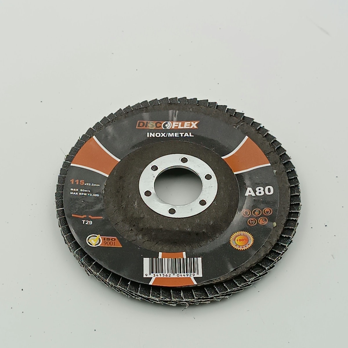 DISCO DE LAMINA DISCOFLEX GRANO 80 INOX METAL 0