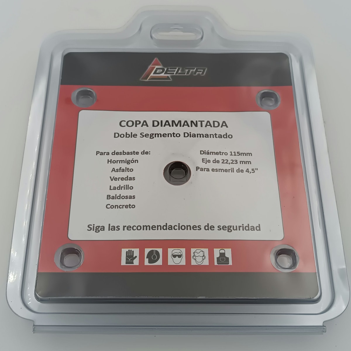 COPA DIAMANTADA 4.5 PULGADAS DOBLE SEGMENTO 360802