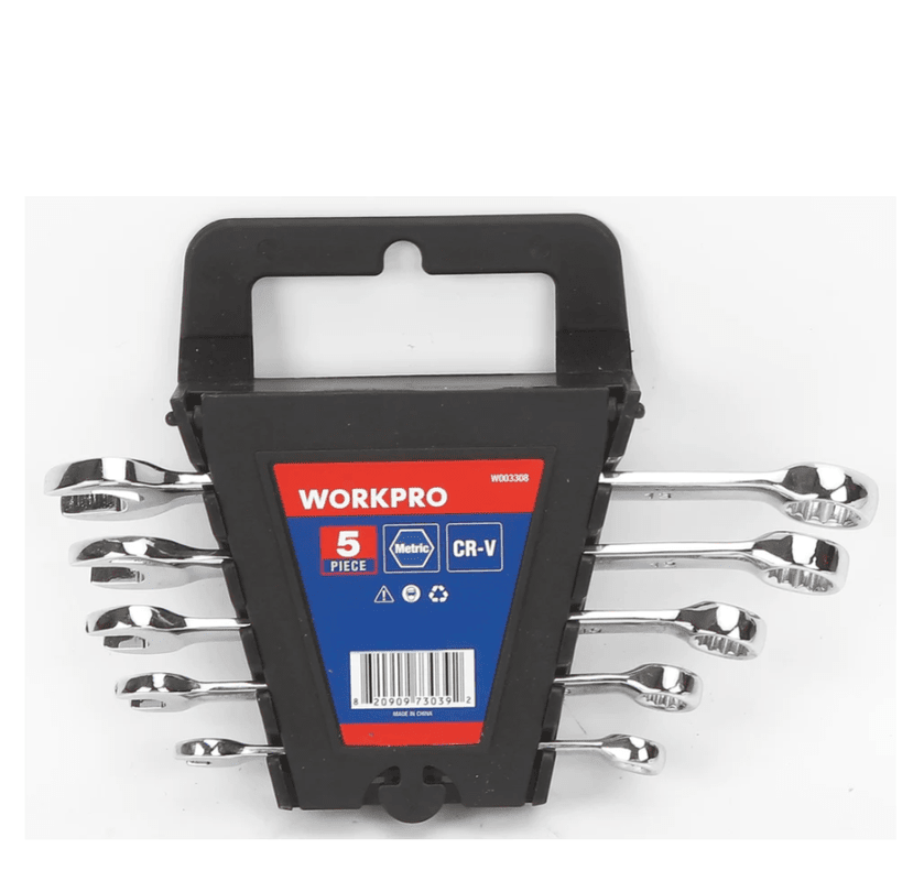 JUEGO (5 PIEZAS) SET DE LLAVES PUNTA CORONA CR-V, WORKPRO W003308WE 1