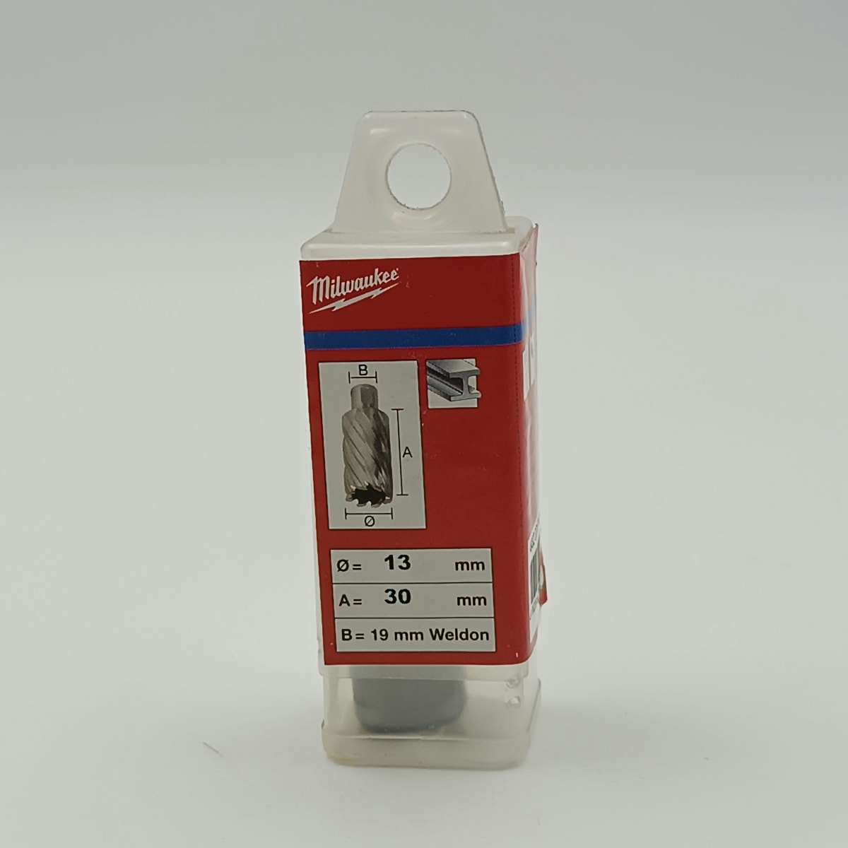 BROCA ANULAR HSS, DIAMETRO 13 MM, LARGO 30 MM, MILWAUKEE 0