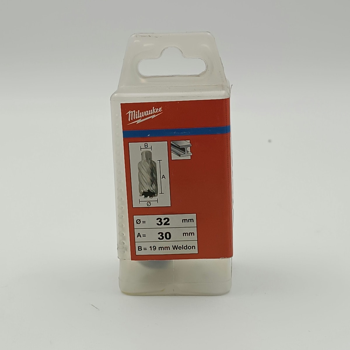 BROCA ANULAR HSS, DIAMETRO 32 MM, LARGO 30 MM, MILWAUKEE 0