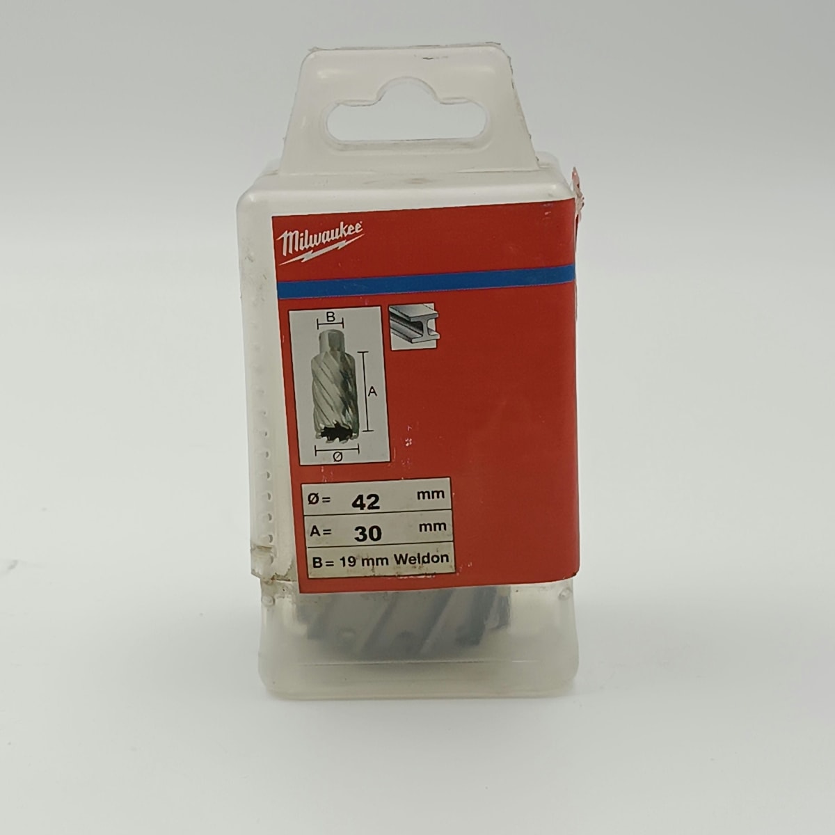 BROCA ANULAR HSS, DIAMETRO 42 MM, LARGO 30 MM, MILWAUKEE 0