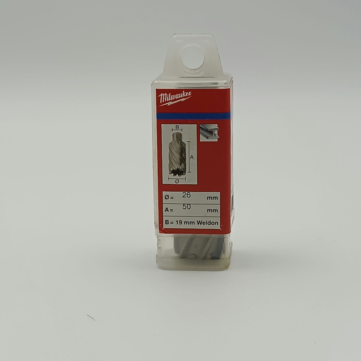 BROCA ANULAR HSS, DIAMETRO 26 MM, LARGO 50 MM, MILWAUKEE 0