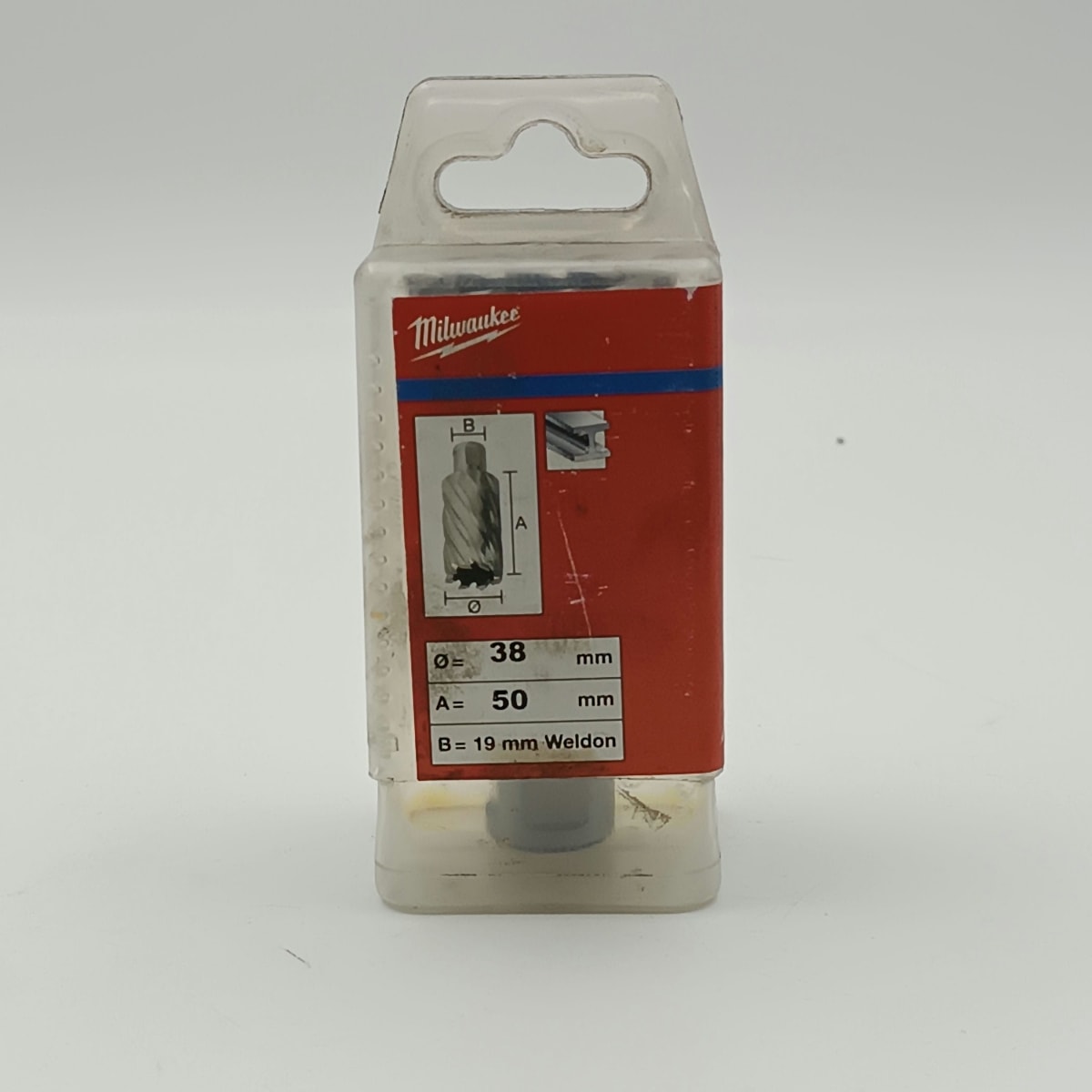 BROCA ANULAR HSS, DIAMETRO 38 MM, LARGO 50 MM, MILWAUKEE 0