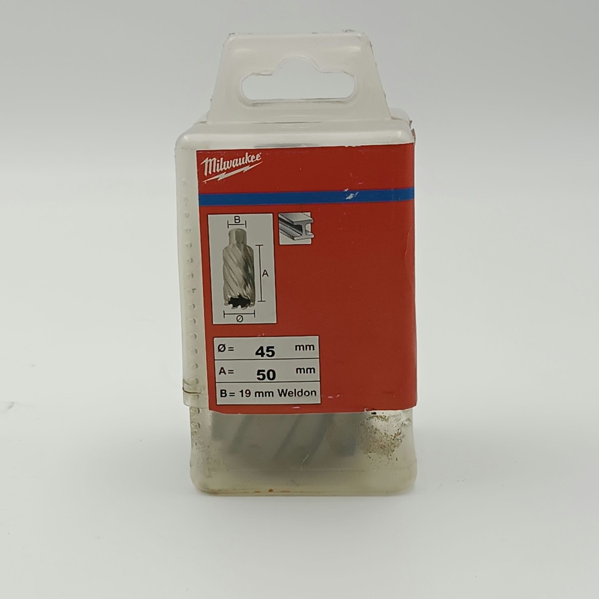 BROCA ANULAR HSS, DIAMETRO 45 MM, LARGO 50 MM, MILWAUKEE 0