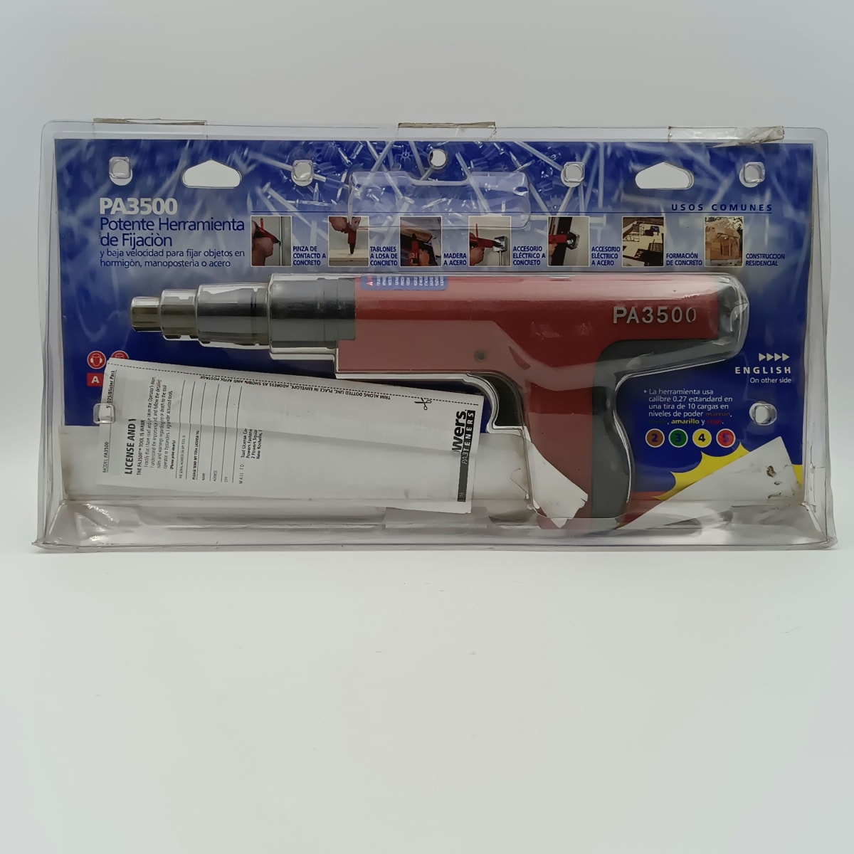 PISTOLA POWERS PA3500, POTENCIA AJUSTABLE CALIBRE .27 BLISTER2