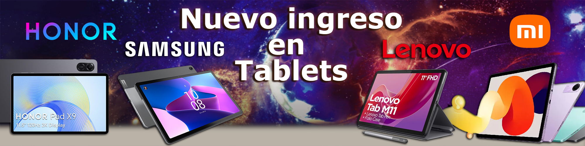 Nuevo Ingreso de Tablets