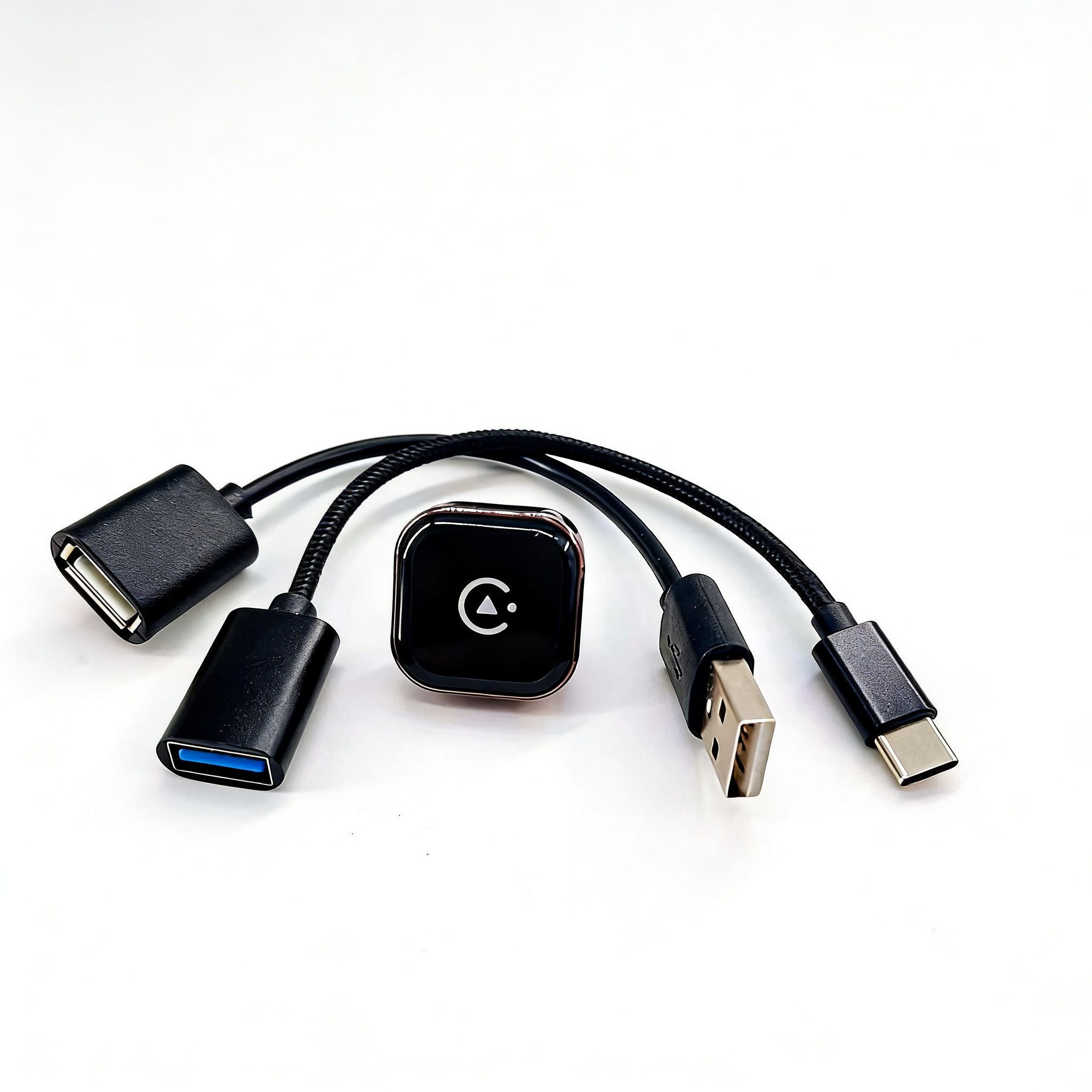 Adaptador Carplay Bluetooth Sin Boton Compatible Auto Android Negro