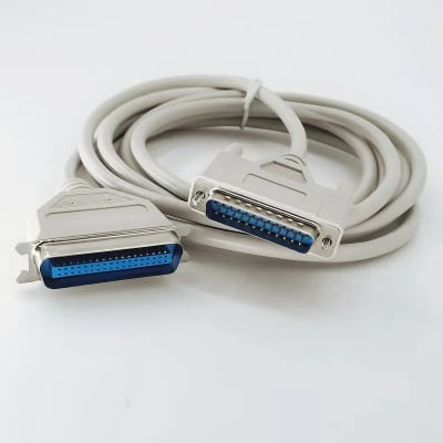 Cable de impresora Paralelo 25 pin-m a Centronics 36 pin-h 2.7 Metros1