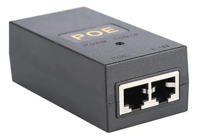 Inyector Poe 48v 0,5a 24w + Cable Trébol