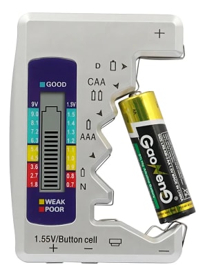 Medidor De Bateria Prueba De Carga De Bateria Aa D Aaa 9V1