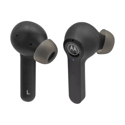 AUDÍFONOS MOTOROLA INALÁMBRICOS MOTOROLA  BUDS  ANC, BLUETOOTH, IPX5, CANCELACIÓN RUIDO  79MOTANCBK2