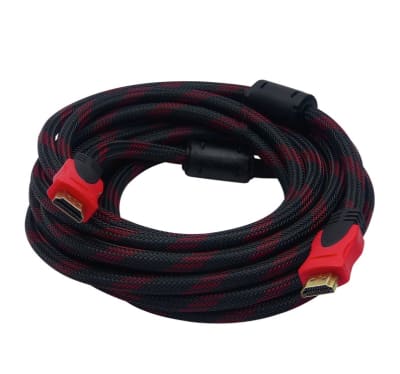 Cable Hdmi Doble Filtro Trenzado 5m