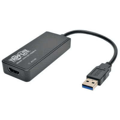 ADAPTADOR DE TARJETA GRAFICA EXTERNA TRIPP LITE USB 3.0 SUPERSPEED A MONITOR HDMI DOBLE SDRAM 5123