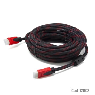 Cable HDMI Doble Filtro Trenzado 10m