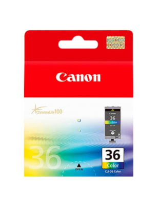 Cartucho De Impresora Canon Cl-36 Pixma Ip100/ Mini260/320 250 Páginas 12 Ml Color1