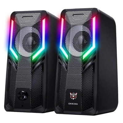Parlantes Gamer Onikuma G6 Rgb Pc Notebook1