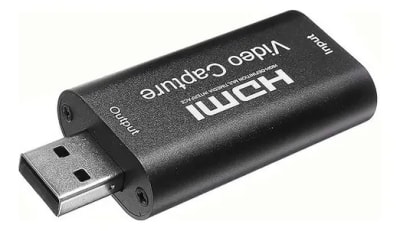 Capturadora de Video HDMI a USB 1080p para Streaming y Consolas