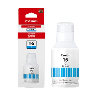 Botella De Tinta Canon Gi-16 Pixma Gx6010/Gx7010 132Ml Cyan1