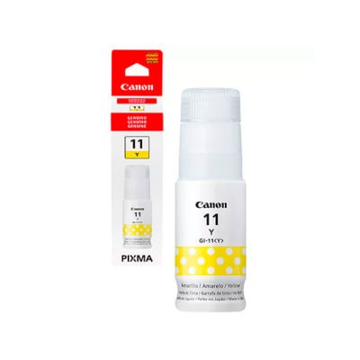 Botella De Tinta Canon Gi-11Y 7700 Páginas 70Ml Amarillo1